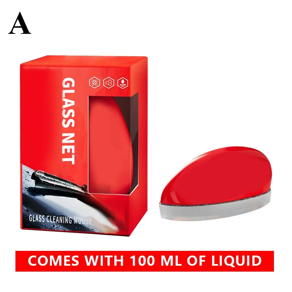 Auto Glass Brightener Powerful Auto Windshield Cleaner Oil Film Remover Window Glass Cleaner Car Cleaning Brush Auto Accessories