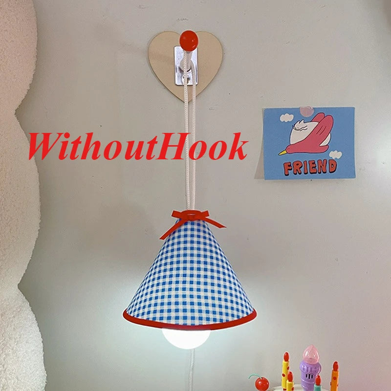 Wall-Mounted Night Light Hanging Bedside Lamp&Desk Light Essential Dorm Accessory for College Students' Upper Bunk Bed&Bedroom