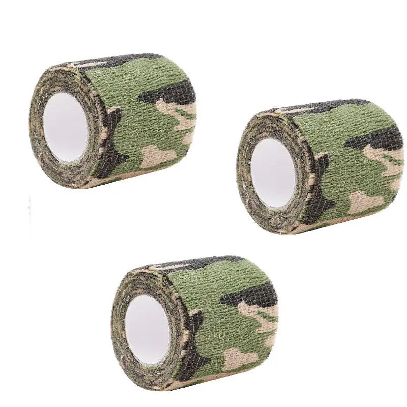 1pc Camouflage Invisible Tape Camo Form Reusable Self Cling Camo Hunting Rifle Fabric Tape Wrap Outdoor Camping Accessories
