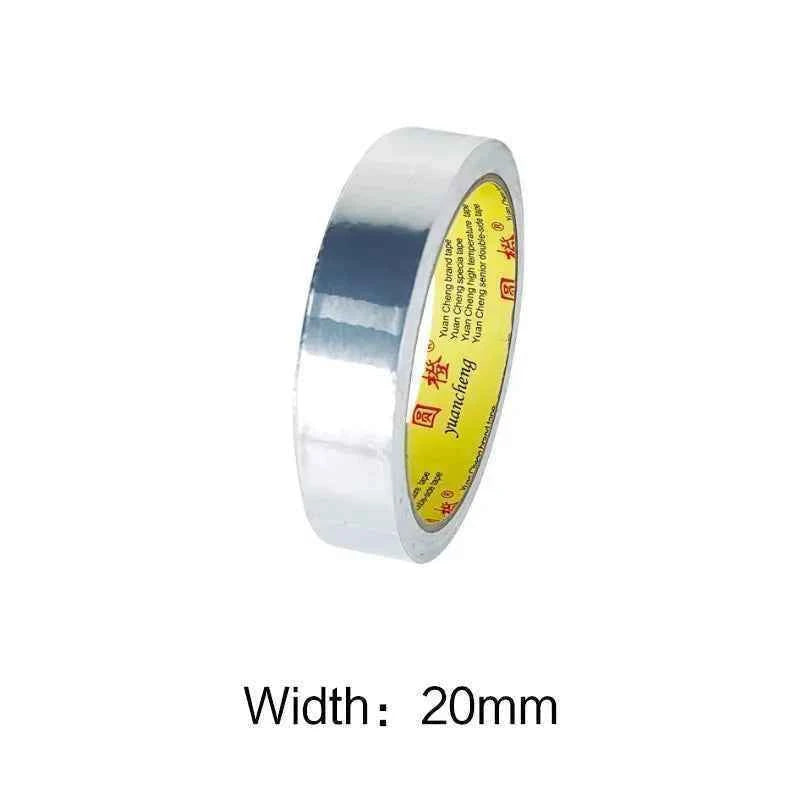 High Temperature Resistance Aluminum Foil Tape Kitchen Pipe Repair Tape Adhesive Sealing Foil Heat Insulation Leak Proof  2030