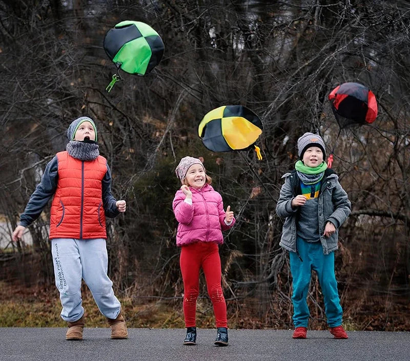 Parachute Toys for Kids Tangle Free Outdoor Flying Parachute Men Outside Toy Easter Basket Idea Unique Boy Girl Gift Kids Crafts