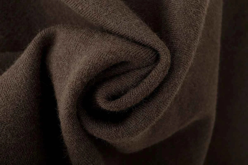 ETJ 2025 women's new fashion oversized loose version of the round neck cape sweater solid color bat sleeve sweater