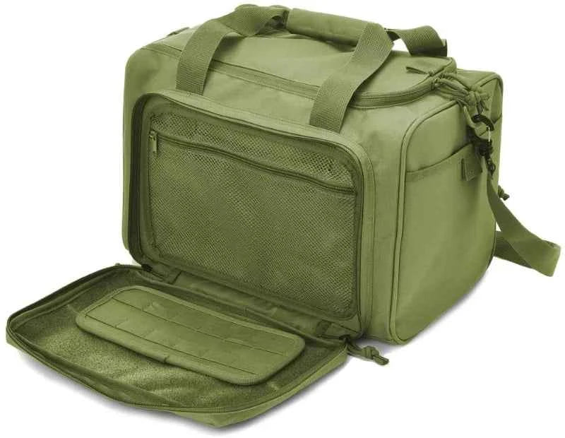 Gun Range Storage Bag Molle System Outdoor Hunting Accessory Nylon Gun Tactical Case Bags Pistol Tool Shoulder Pack Sniper Black