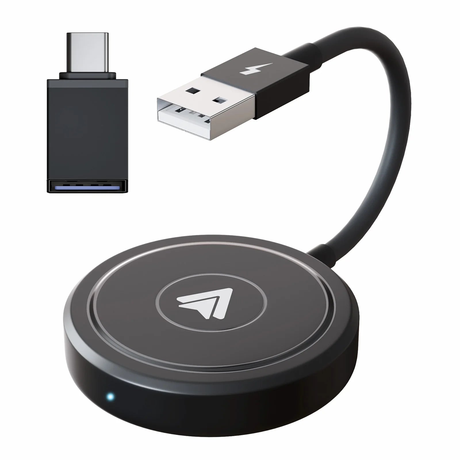 Wireless Android Auto Adapter for Wired Android Auto Car & Android Phones, Android Auto Dongle Convert Factory Wired to Wireless