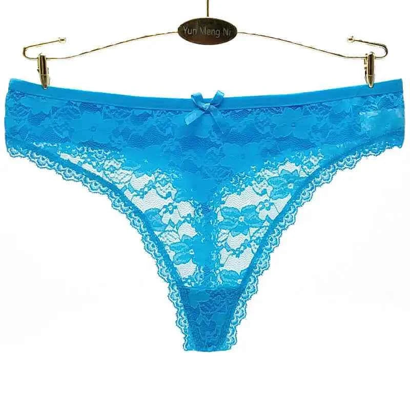 Womens Underwear Sexy Lace Thongs Gtrings T-back Panties Ladies Knickers Lingerie 5 pcs/Lot