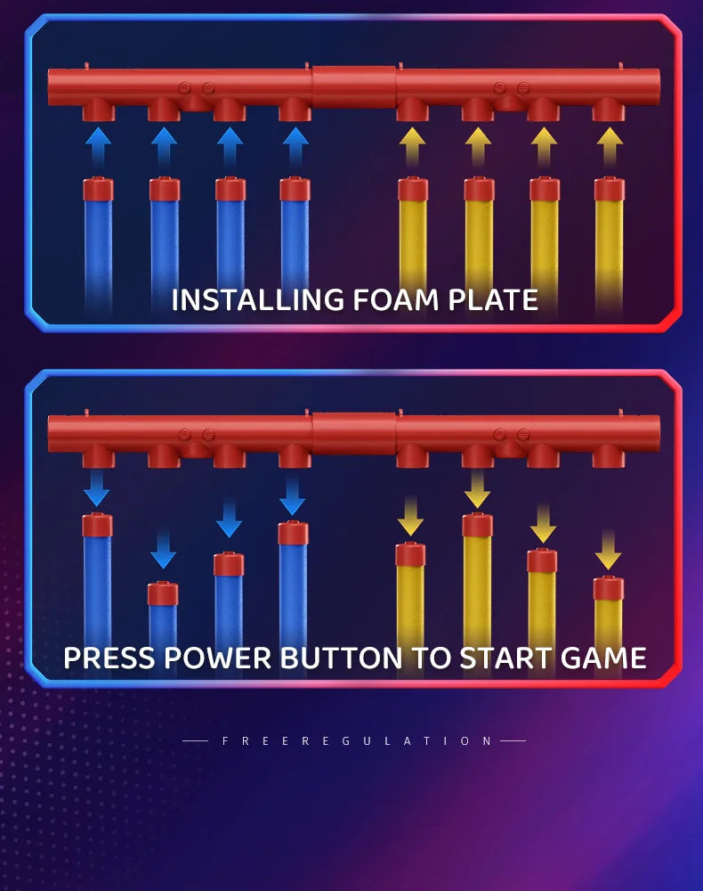 2-Player Challenge Falling Sticks Game for Training Reaction Ability Party Games Educational Parent-Child Interactive Toy Sports