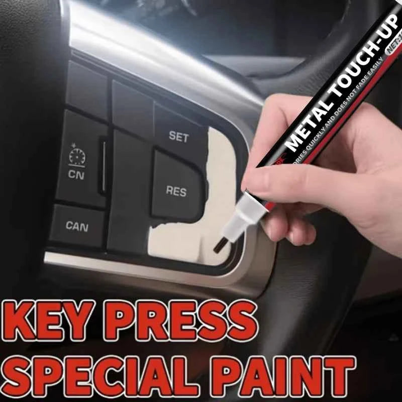 Car Paint Repair Pen, Professional-Grade Car Interior Paint Repair Pen - Black Plastic Scratch Repair Pen, Suitable for Steering Wheel, Dashboard, and Plastic Surfaces - Car Maintenance, Interior Restoration, Dashboard Refurb