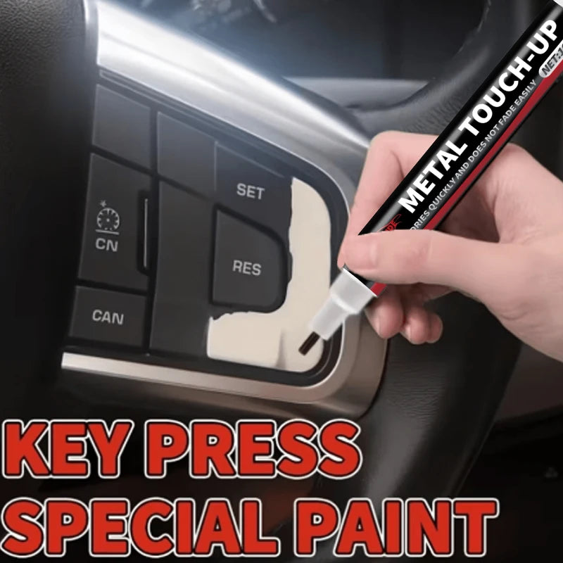 Car Paint Repair Pen, Professional-Grade Car Interior Paint Repair Pen - Black Plastic Scratch Repair Pen, Suitable for Steering Wheel, Dashboard, and Plastic Surfaces - Car Maintenance, Interior Restoration, Dashboard Refurb