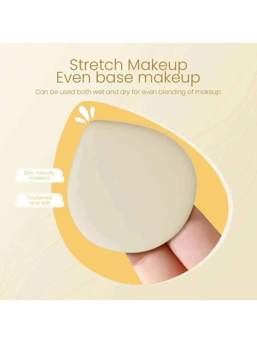 16 PCs Pink Makeup Sponge and Makeup Puff Set Suitable for Face Cream and Powder Concealer Powder Makeup Machine