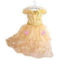Kids Princess Cosplay Costume Girl Snow Queen Dress Halloween Carnival Clothes Cute Cosplay Evening Party Clothing for 2-10 Year