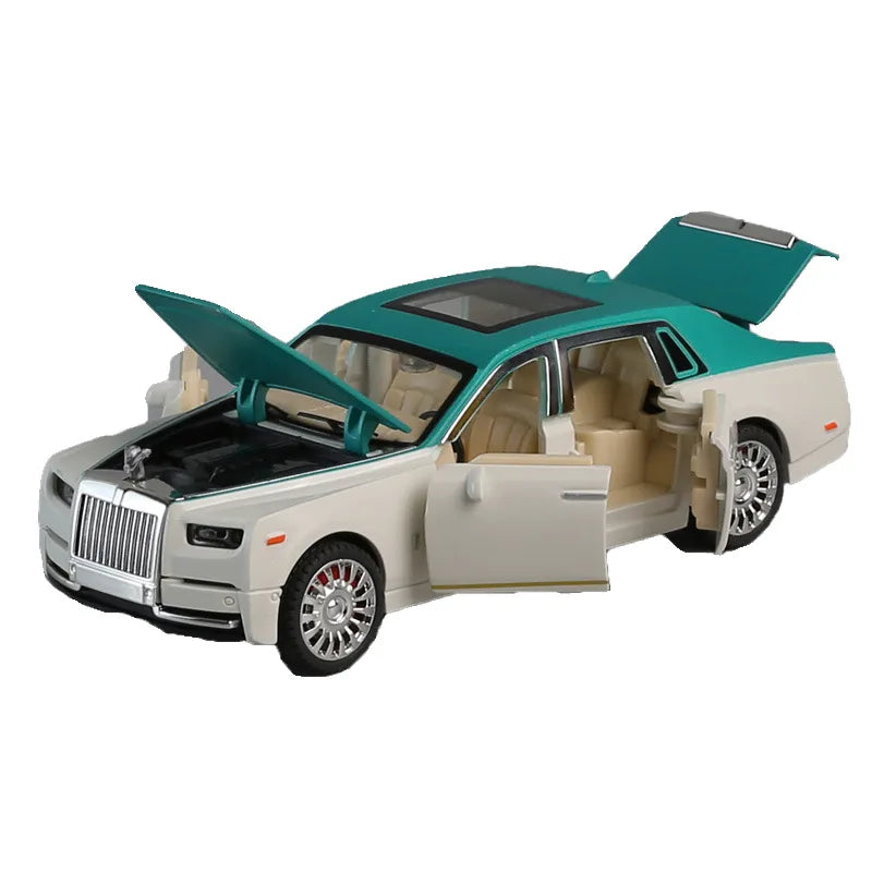 Kids Inertia Car Toy, Simulation Phantom Car Model with Door Opening, Sound & Light Music, Boys Early Educational Vehicle Gift