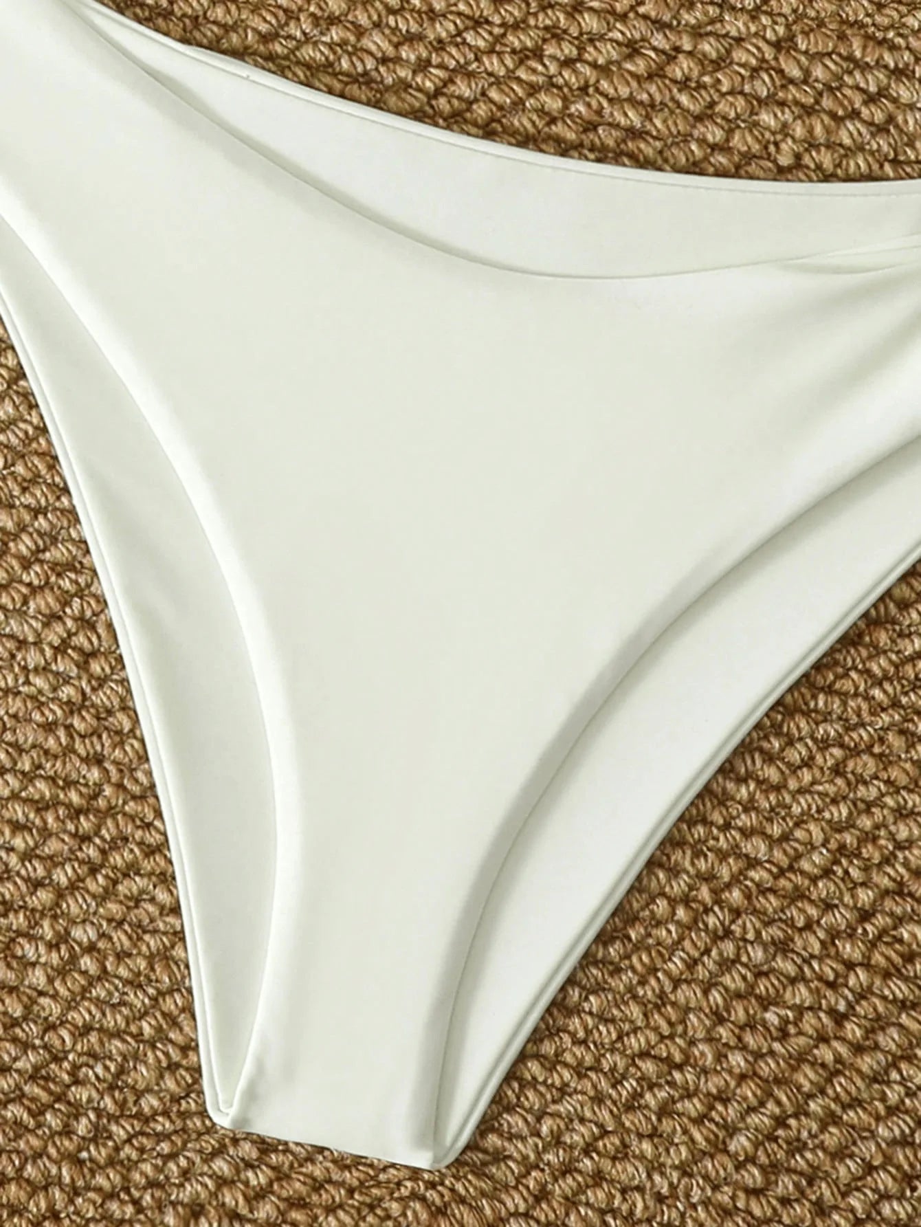 Sexy White Bikini Set 2026 Women Metal Buckle Pleate Push Up Bra Thong Swimwear Summer Bathing Suit Holiday Swimsuit Biquini