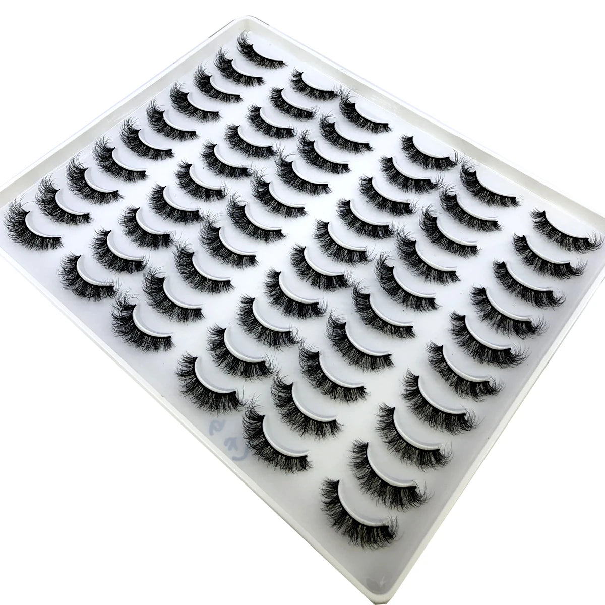 HBZGTLAD 30/40 pairs of natural long 3D artificial mink false eyelashes false eyelashes makeup set mink eyelashes extended eyela