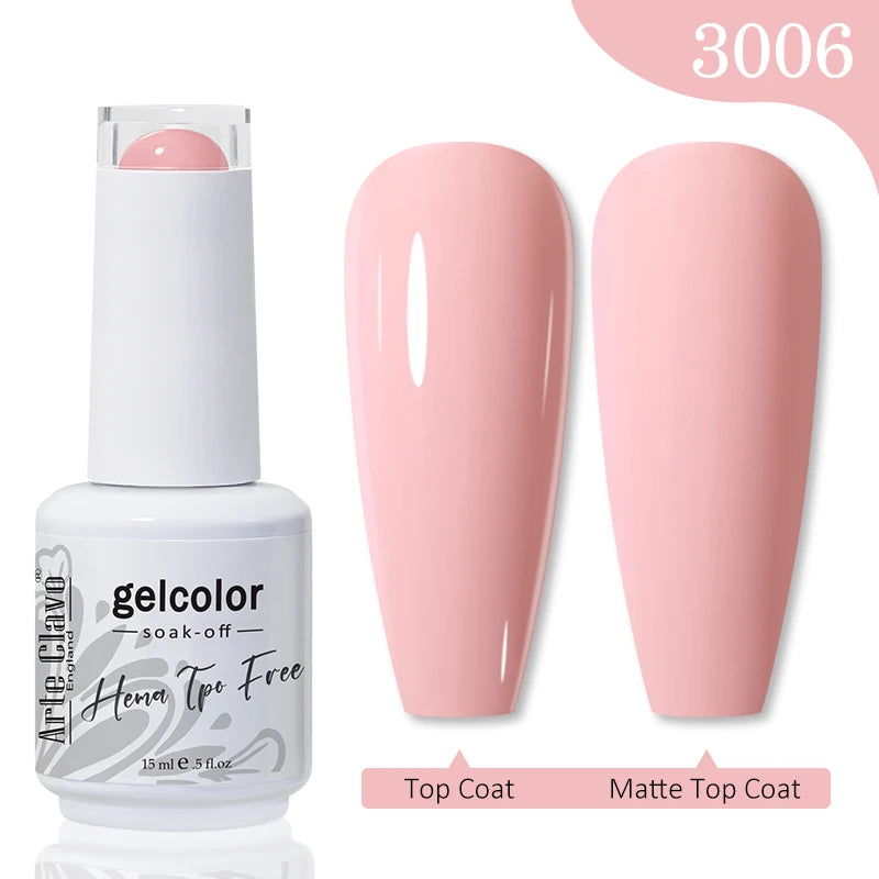 Arte Clavo TPO HEMA FREE Top Quality Discount Price 131 Colors Nail Gel Polish New Formula Nail Gel 15ml Bottle UV Gel Varnish