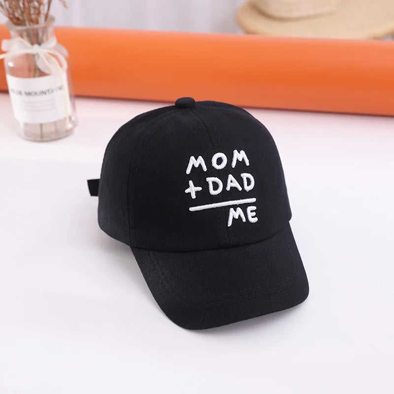 Summer Baby Baseball Hat Letter Embroidery Kids Peaked Cap for Boy Girl Solid Color Children Adjustable Sun Hats Gorras 아기모자