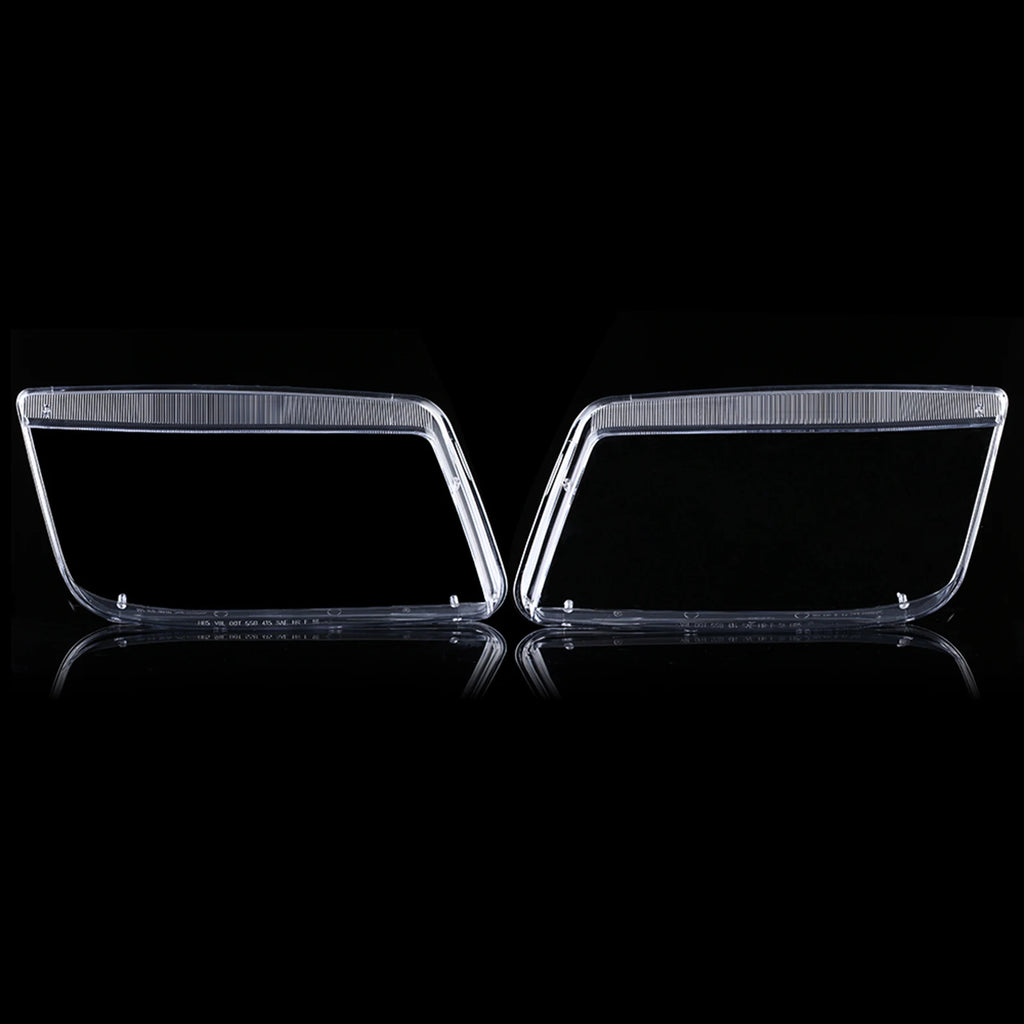 One Pair Transparent Plastic Headlight Headlamp Cover Replacement for VW MK4 Jetta Bora 1998-2004 Plastic Headlight Cover