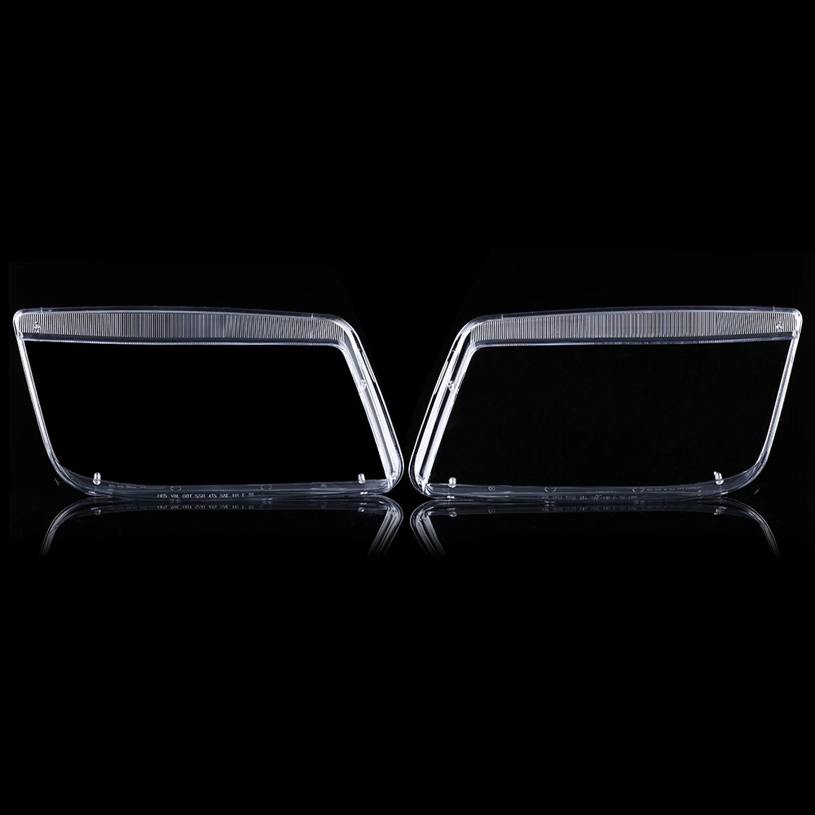 One Pair Transparent Plastic Headlight Headlamp Cover Replacement for VW MK4 Jetta Bora 1998-2004 Plastic Headlight Cover