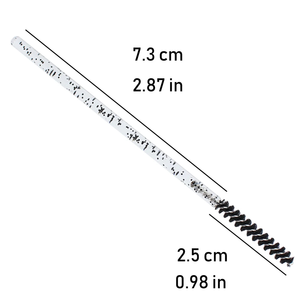 Clearance_50pcs Disposable Skinny Mascara Wands Mini Crystal Eyelash Brushes Micro Brush Lash Extension Supplies Mini Lash Brush