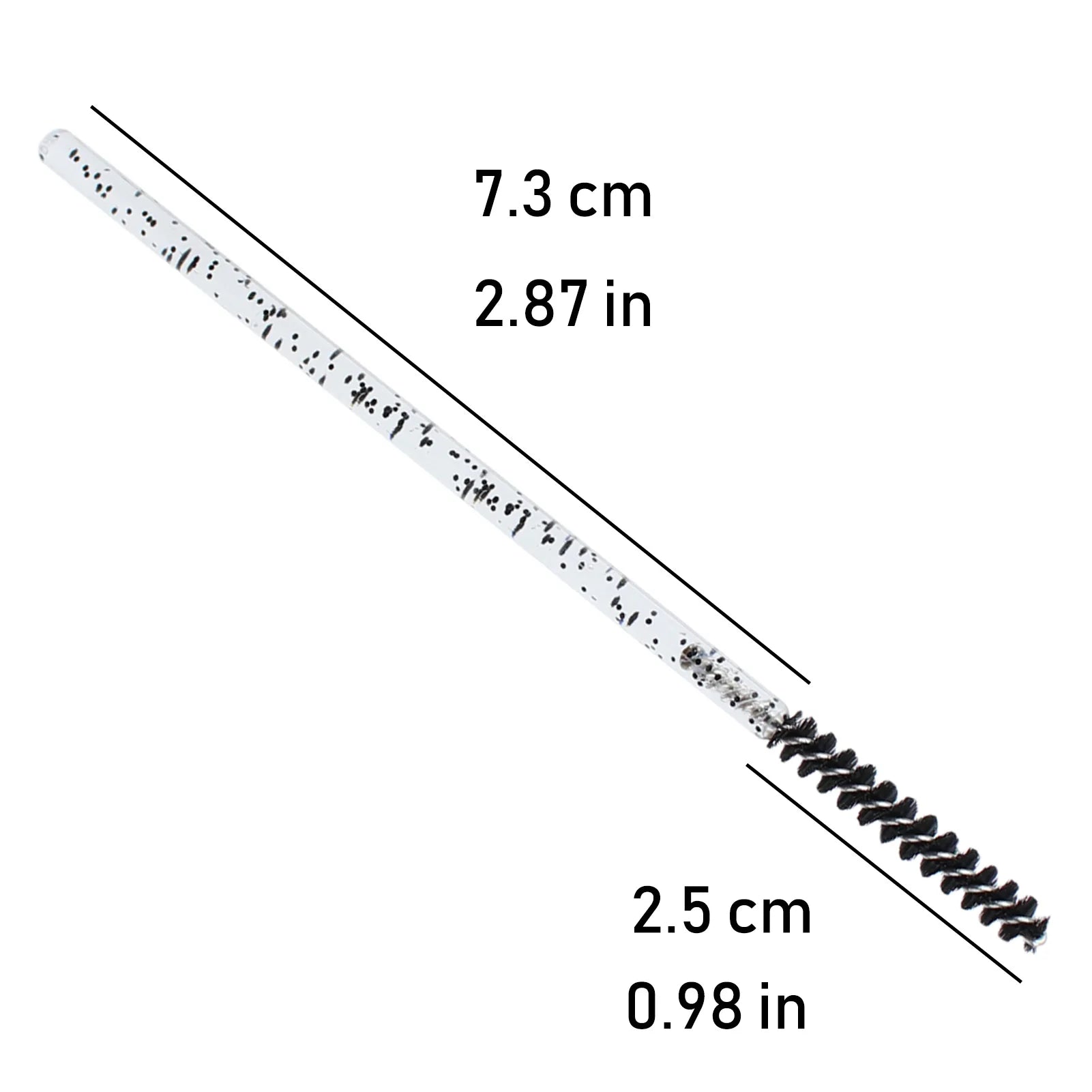 Clearance_50pcs Disposable Skinny Mascara Wands Mini Crystal Eyelash Brushes Micro Brush Lash Extension Supplies Mini Lash Brush