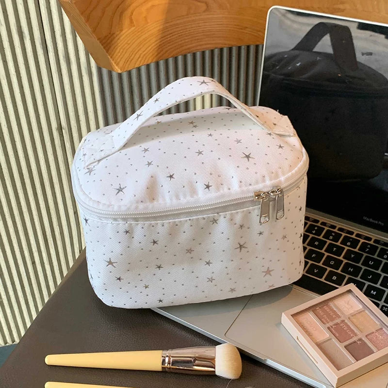 Zipper Cosmetic pouch Large Capacity Toiletry kit Portable Makeup organizer Travel Cosmetic Handbags Luxury Bath Washing bag