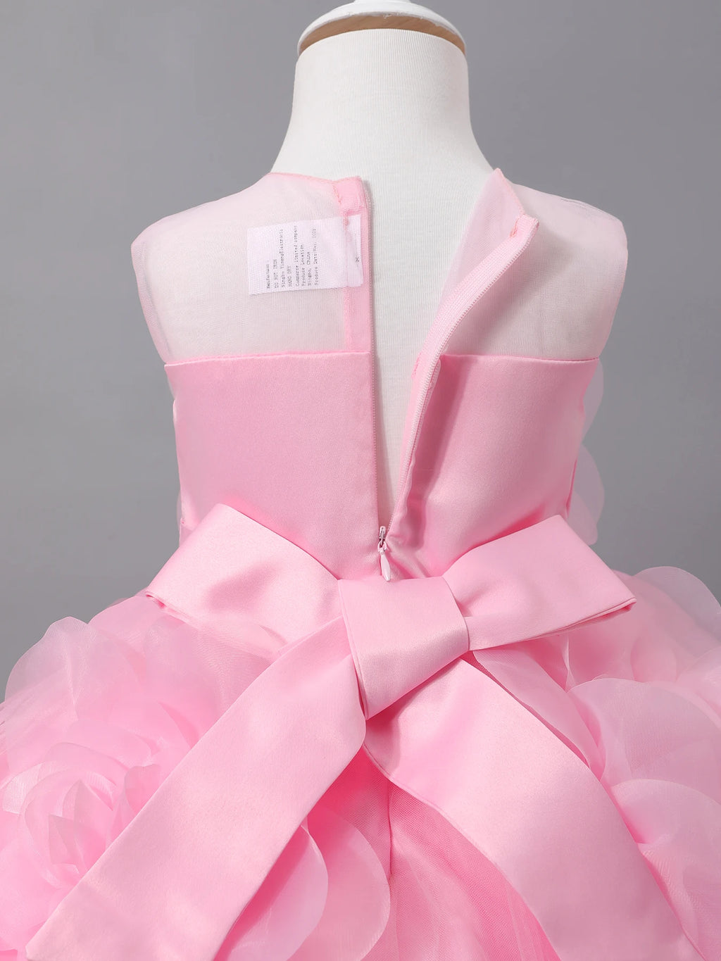 Girls Princess Dress Luxury Elegant Lilac Sleeveless Party Evening Dresses Kids Wedding Birthday Ball Gown For Girl Children