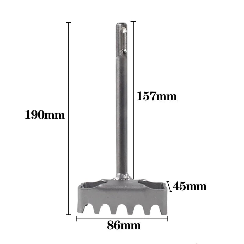 86 Line box socket Hole Punch Quick Electric hammer Open hole Tools hardware tools Square handle is hardened and wear resistant