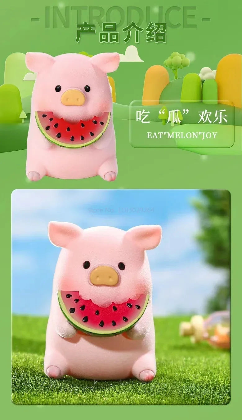 Genuine Cute Pig Fruit Series Trendy Toys, Toys, Birthday Gifts, Creative Cartoon Piggy Handmade Blind Box