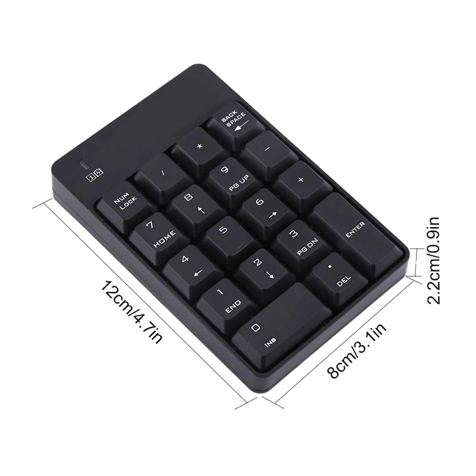2.4GHz Wireless USB Numeric Computers Keypad Numpad Number 18 Keys Laptop PC Mini Digital Keyboard For Computers Accessories