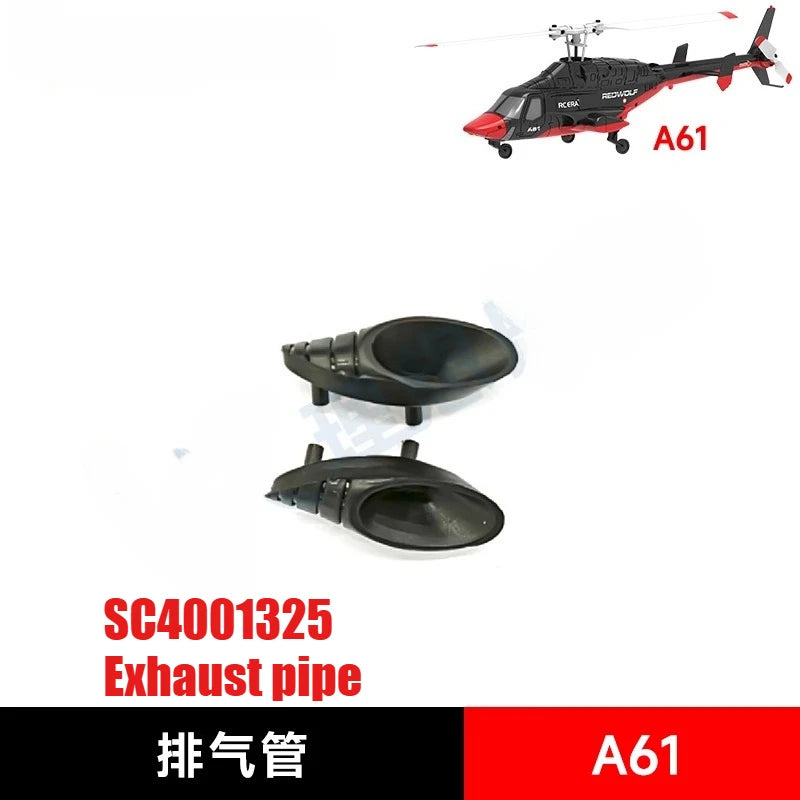 RC ERA A61 RC Helicopter Simulation Original Spare Parts Complete Set Chassis Main Frame Remote Control Blade Receiver Motor