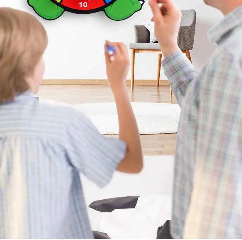 Child Montessori Toys for Kids 2 to 4 Years Old - Cartoon Animal Dart Board Sticky Ball Family Interactive Educational Toys