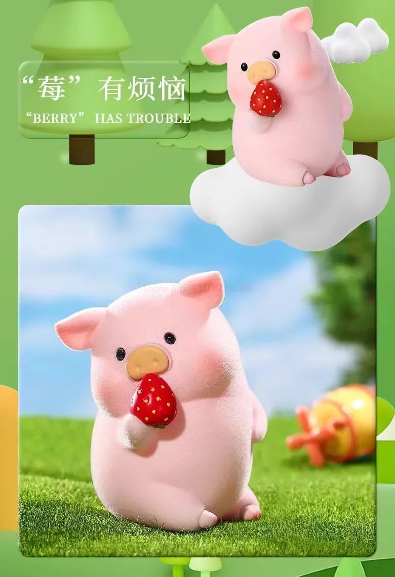 Genuine Cute Pig Fruit Series Trendy Toys, Toys, Birthday Gifts, Creative Cartoon Piggy Handmade Blind Box