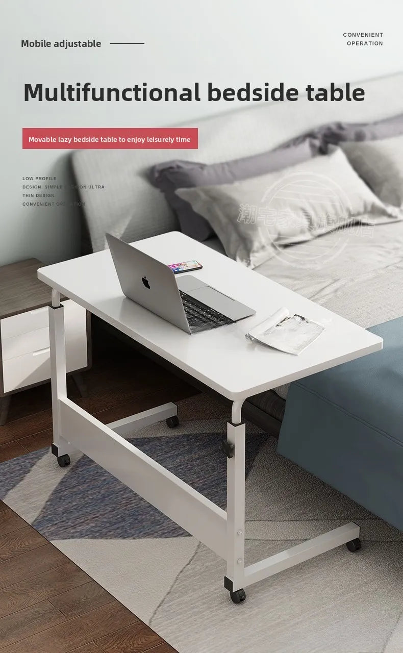 Computer desk Bedside table Mobile lifting small table Household small laptop holder with wheels