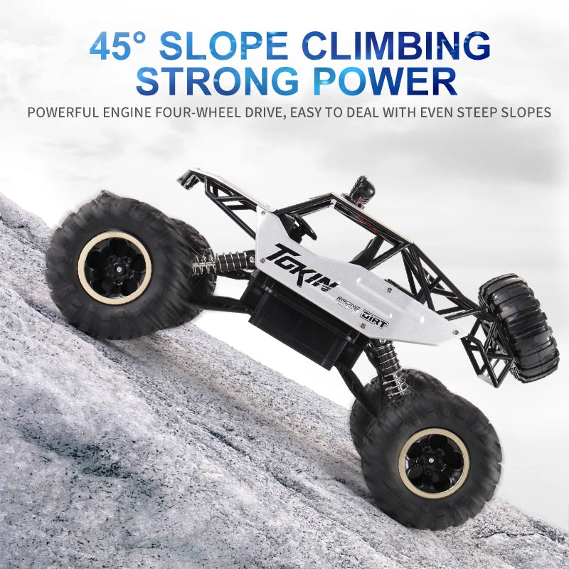 Oike RC Car Remote Control Climbing Vehicle Outdoor All Terrain 4X4 Off-road Trucks Rock Climber 4WD Buggy Racing Drift Cars Toy