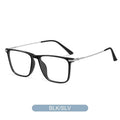 VICKY Classic Titanium Men's Square Frame Simple Design Blue Light Reading Glasses Customizable Prescription Photochromic 007