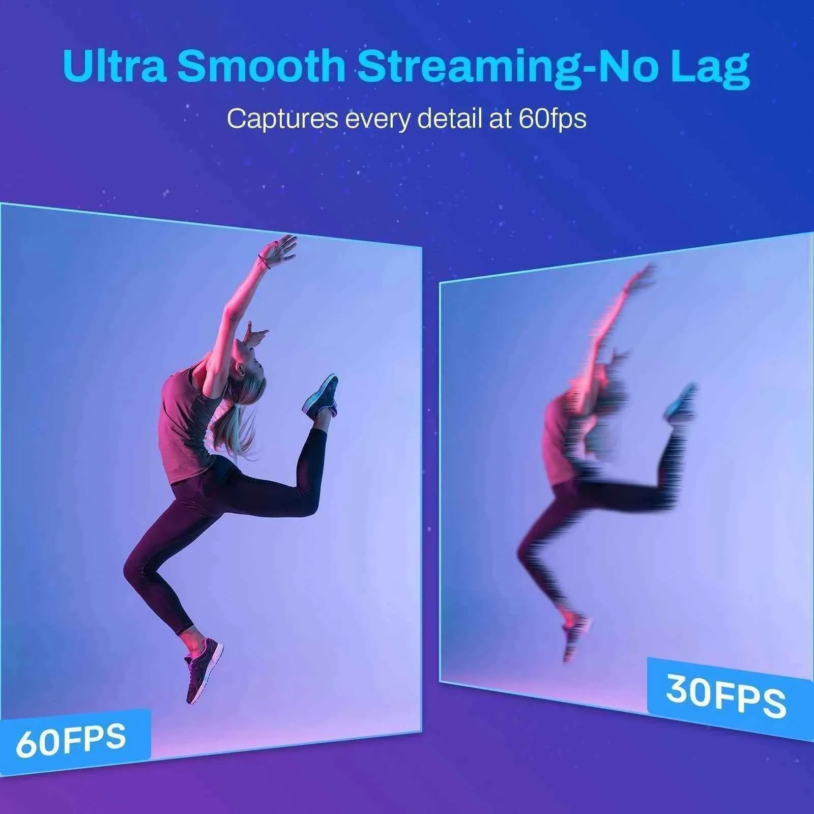 Webcam 4K Streaming Web Camera 1080P 60FPS USB Camera EMEET S600 Autofocus Living Stream Camera With Mics for Tiktok/YouTube