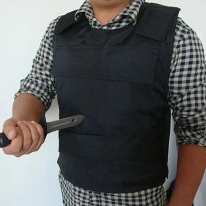 High Manganese Steel Hard Security stab-Resistant Vest Outdoor Cut Proof Anti-Puncture Vest Armor Tactic Defence Guard Clothing