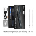 ALIENTEK T80 T80P Soldering iron DC 20V 80-450℃ Adjustable Temperature Precision Repair Station PD 100W Portable Heat Tool