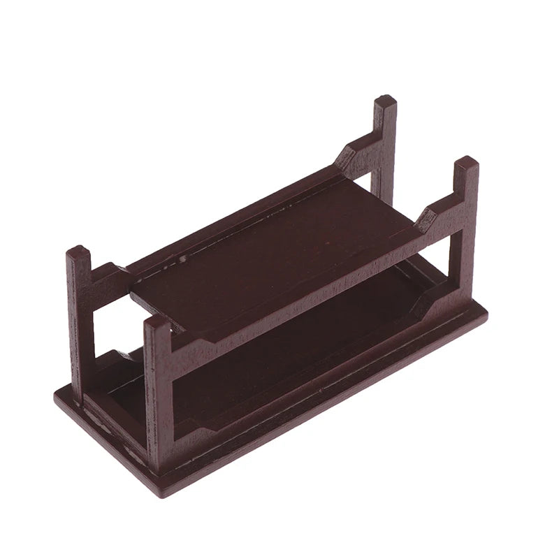 1/12 Dollhouse Miniature Retro Wooden Coffee Table Furniture Toys Accessories