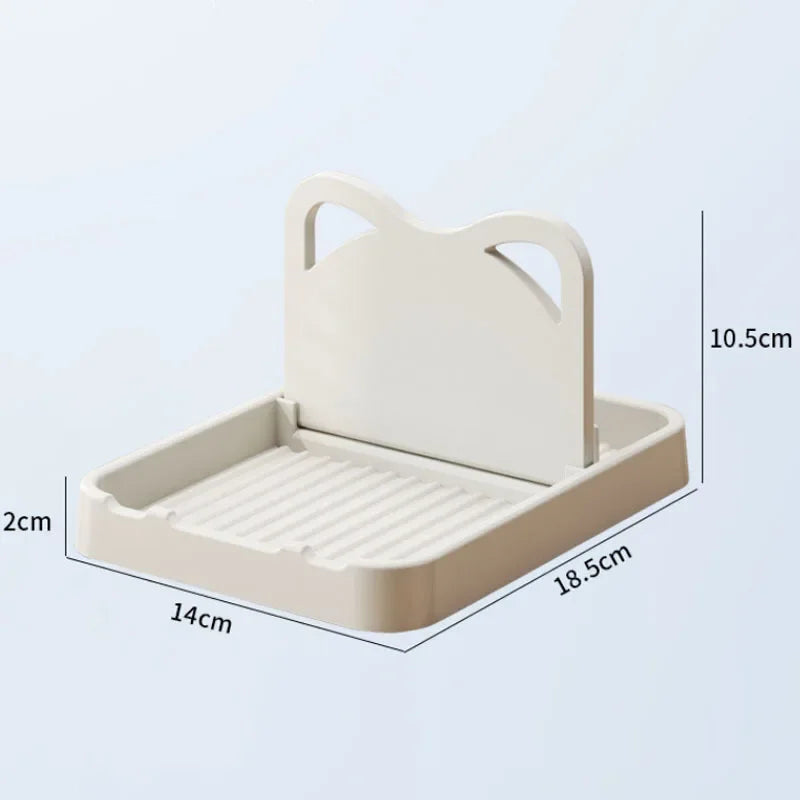 Kitchen And Household Storage Rack Plastic Multifunctional Vertical Foldable Wall Mounted Spoon Storage Rack Kitchen Accessories
