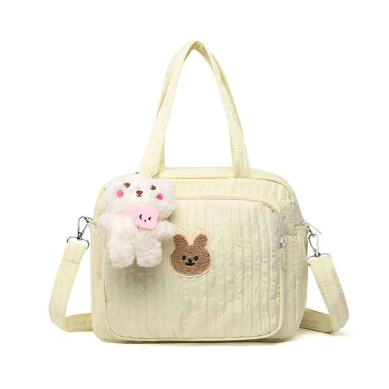 Cotton Mommy Bag Diaper Bags for Baby Cute Handbags Baby Items Organizer Nappy Caddy Bag Maternity Pack Mother Kids