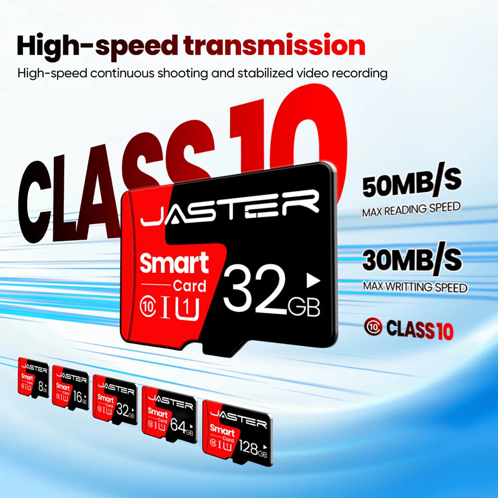 Class 10 Memory Card 8GB 16GB 32GB Mini SD Card 64GB 128GB Portable TF External Storage Devices For Computer Creative Gift