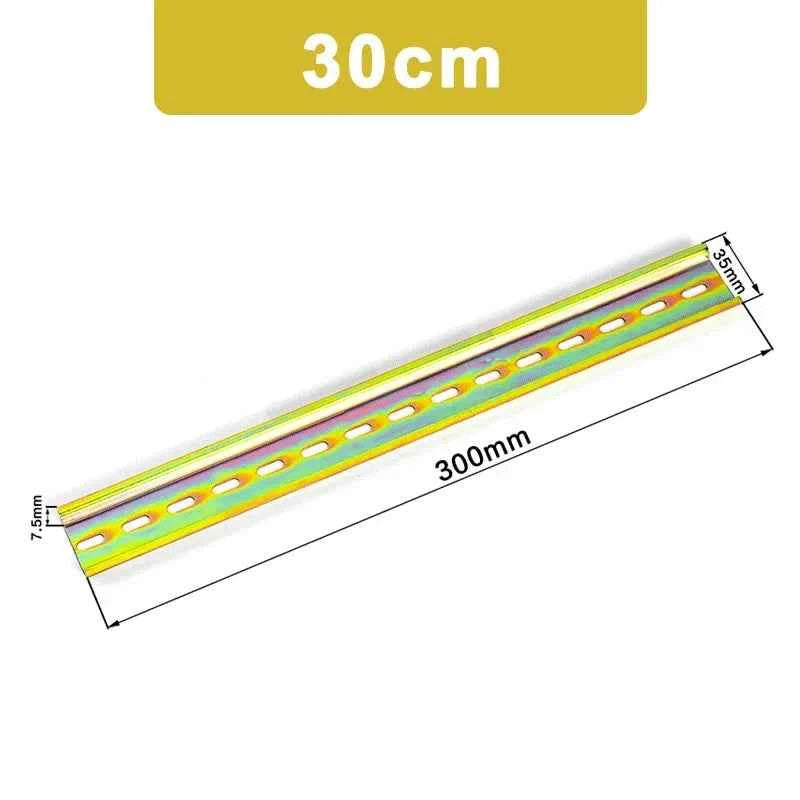 Universal Type C45 DIN Rail Terminal Blocks Relay Contactor  AC Contactor Lead Guide Rail Way 35mm wide 7.5mm high