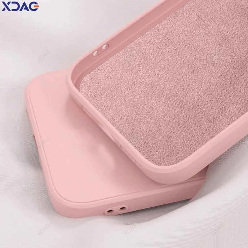 Original Basic Phone Case Cover for Xiaomi Redmi Note9 Note 9T 9 Pro 9Pro Max 9S 5G Square Silicone Soft Back Fundas Accessories