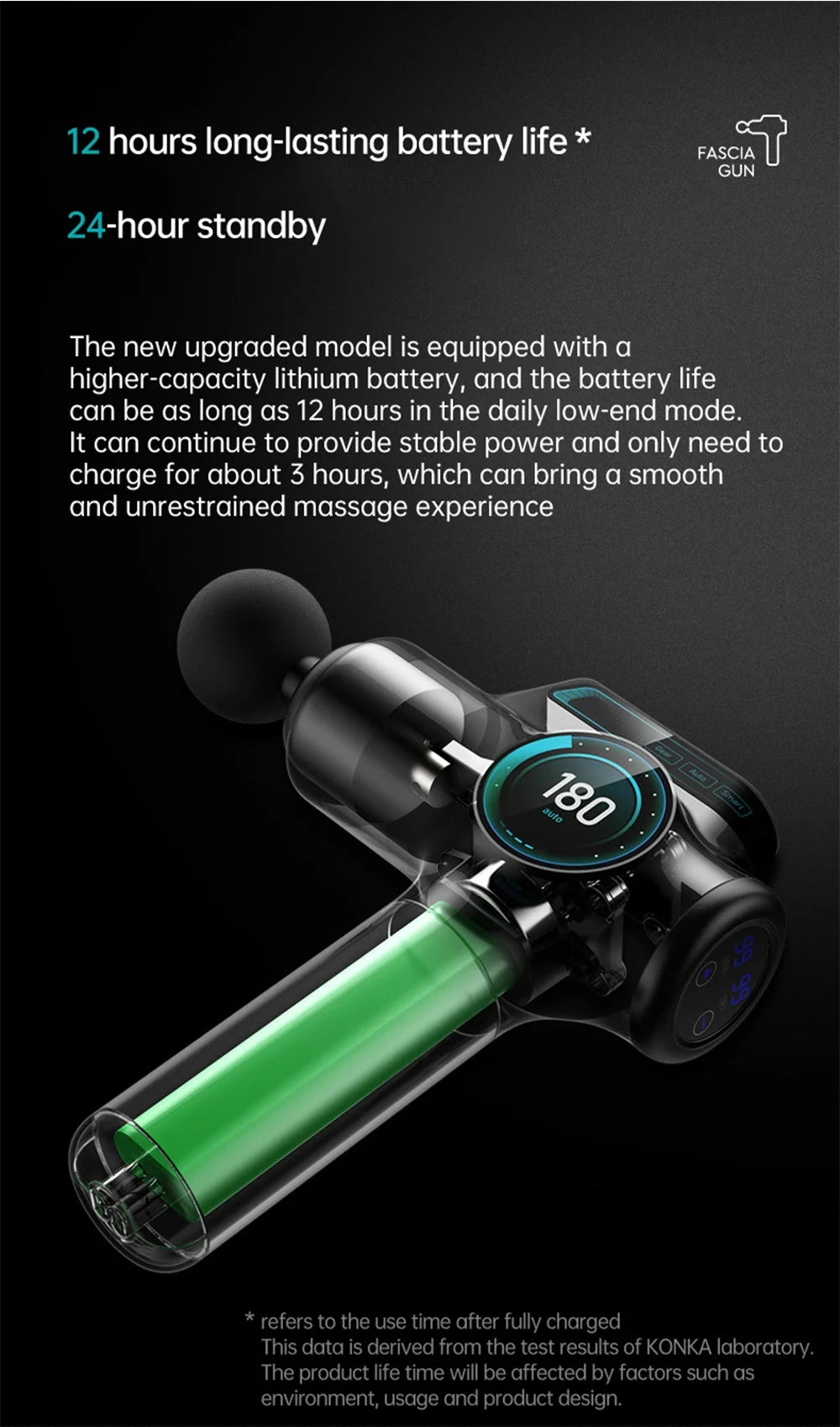 Professional Massage Gun High Frequency Vibration 99 Files Adjustment Electric Deep Tissue Muscle Body  Back Neck Massager