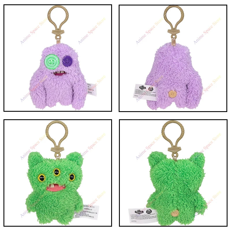 Original Fuggler Plush Keychain Ugly Monster Screech Munch Rabid Rabbit Wide Eyed Weirdo Annoyed Alien Stuffed Peluche Toys