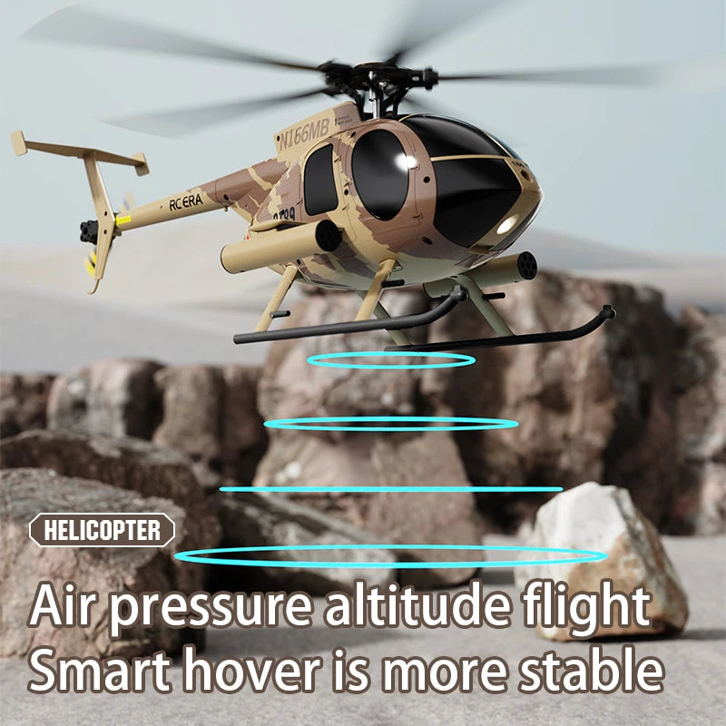MD500 RC Helicopter 1:28 C189 Brushless Dual-motor Remote Control Model 6-Axis Gyro Aircraft Multifunctional Flying Machine Toy