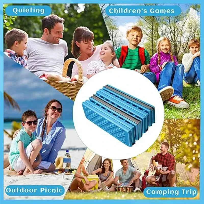 Honeycomb Massage Mat Fold XPE Cushion Outdoor Hiking Camping Training Park Foldable Pillow Picnic Sitting Moisture-proof Pad