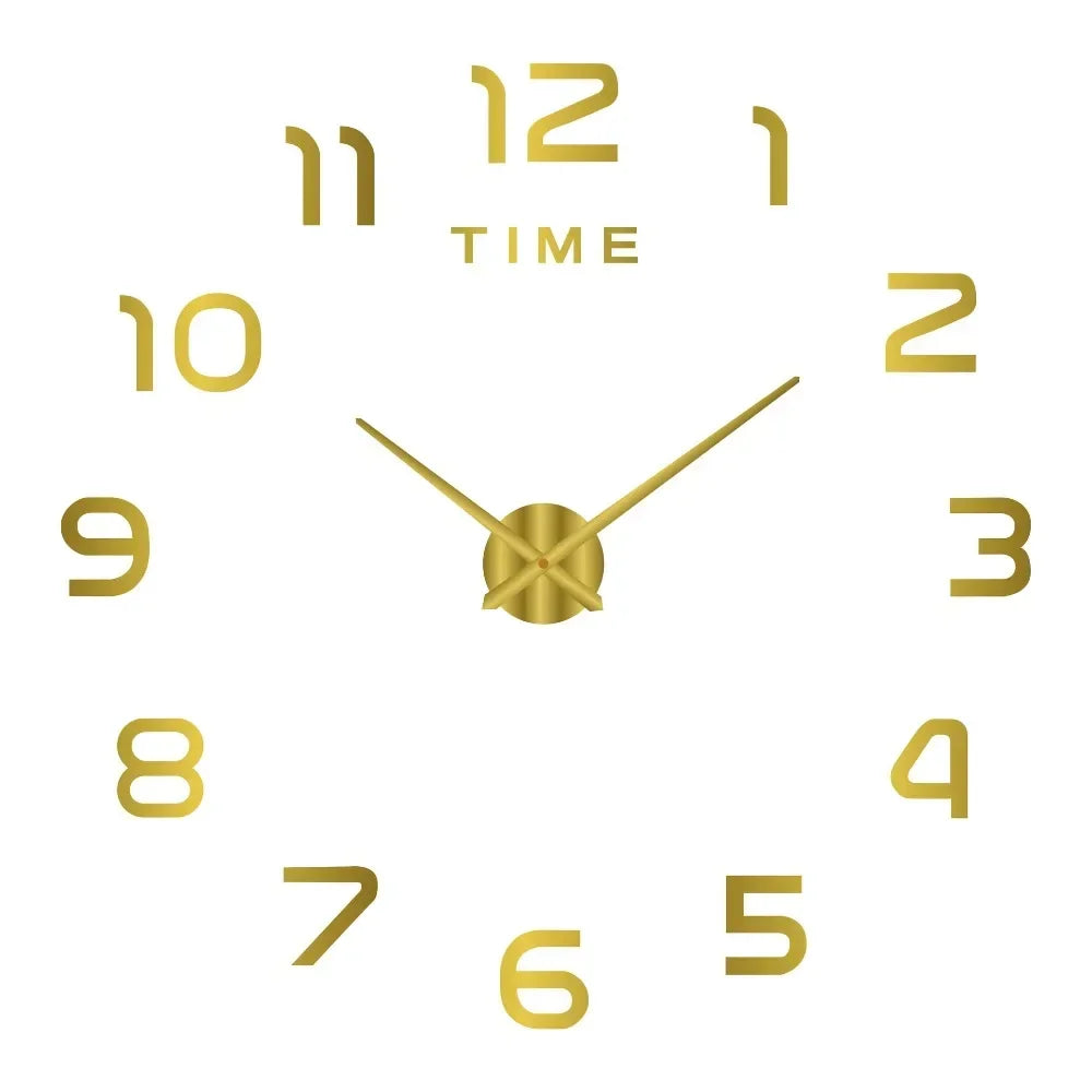 Clock Wall Art Home Decor Items Bedroom Decor Aesthetic Wall Clock in the Dark Noiseless Living Room Diy Clocks Wall Decoration