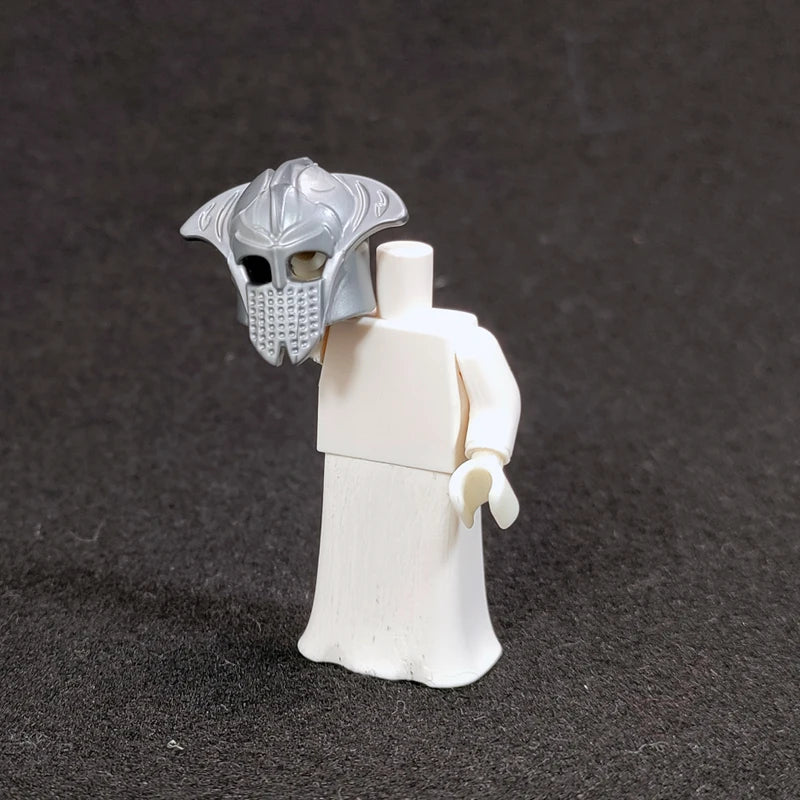 10PCS/SET Middle Ages Knights Elf  MOC  Shield Sword  Spear  For 4cm Mini Dolls  Building Blocks Brick Toys For Kid