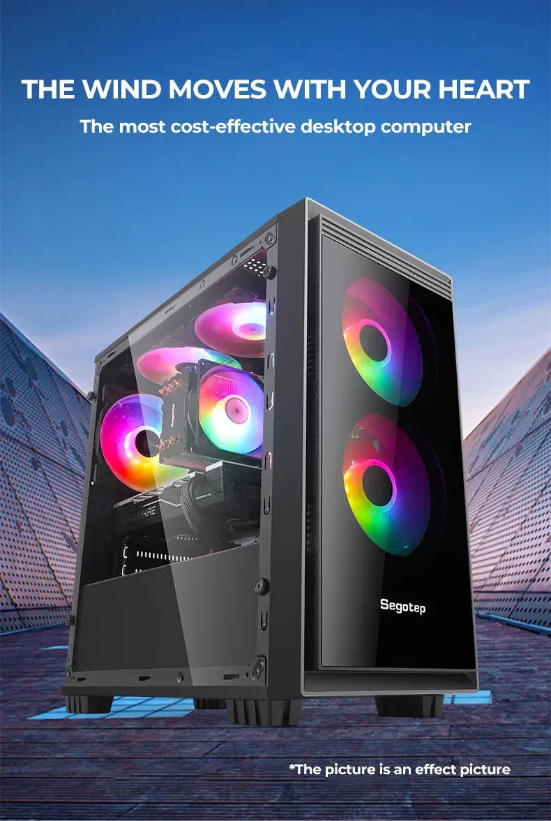 Cheap Desktops I3 I5 I7 I9 Core CPU 21.5 22 23.8 24 27 31.5 Inch Desktop Case Computer Gaming Gamer Desktop Pc Computer